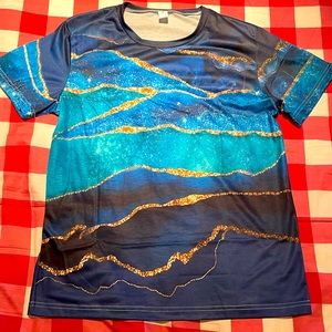 Beautiful NWOT Geode Space T-shirt
